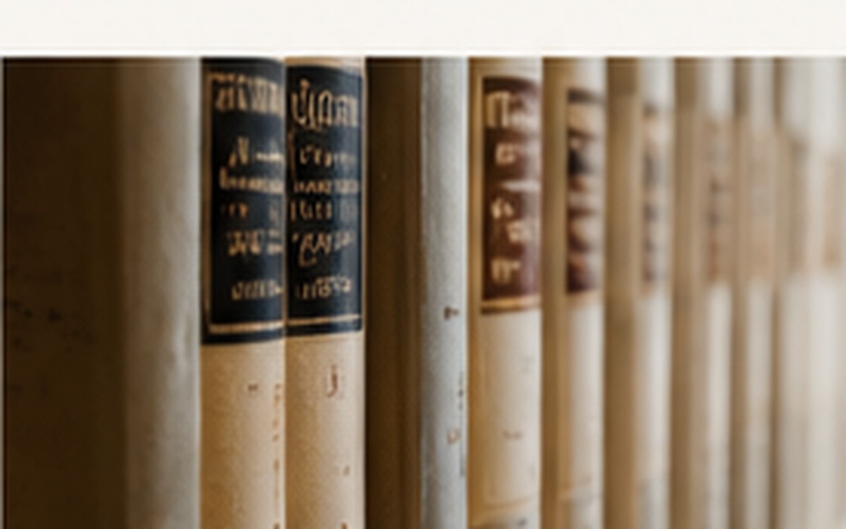 Détail de livres et de reliures